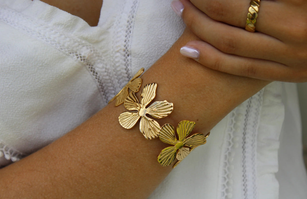 BRACELET "FLEURS LARGES"