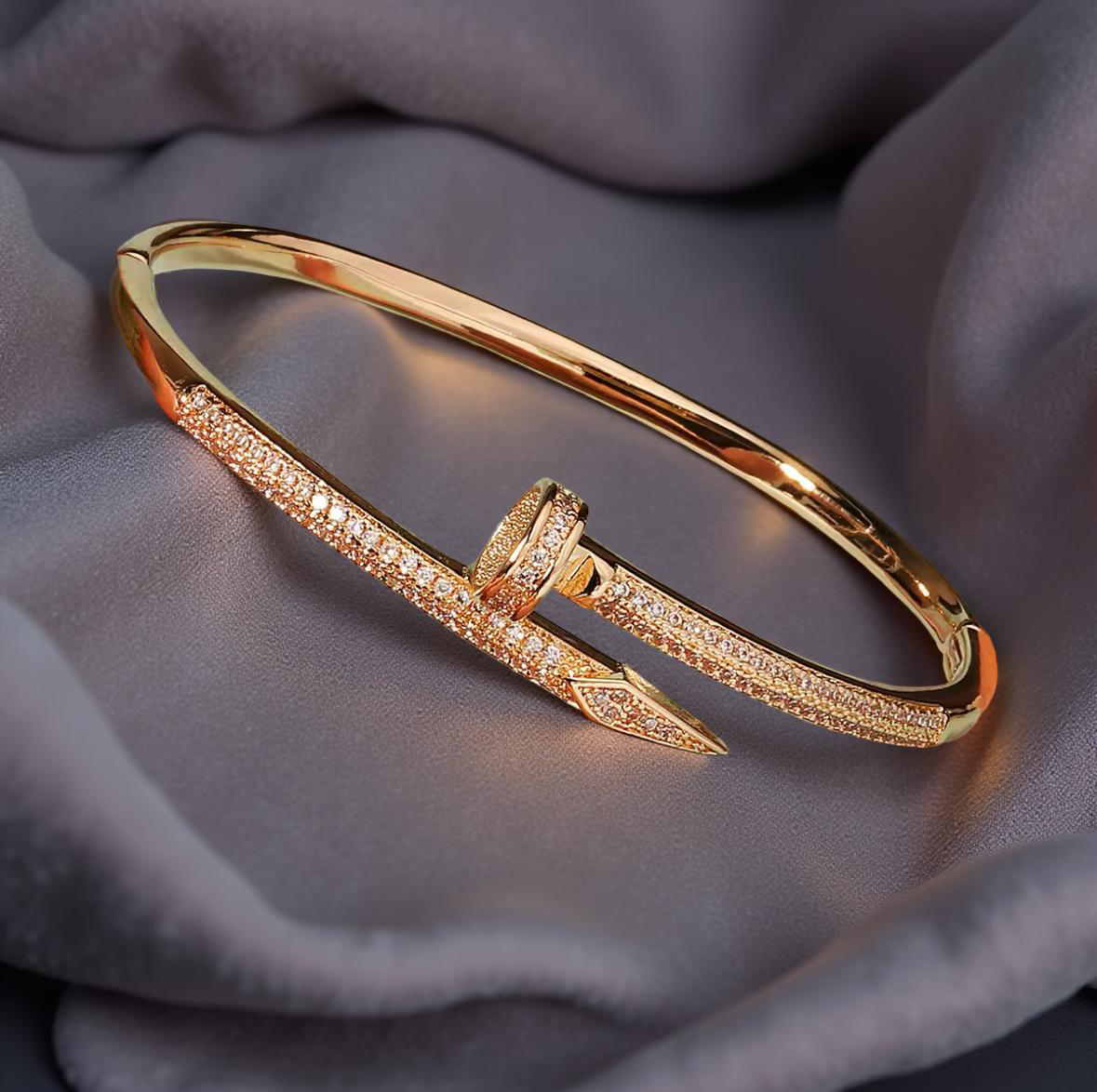 BRACELET "CLOU DIAMANT"