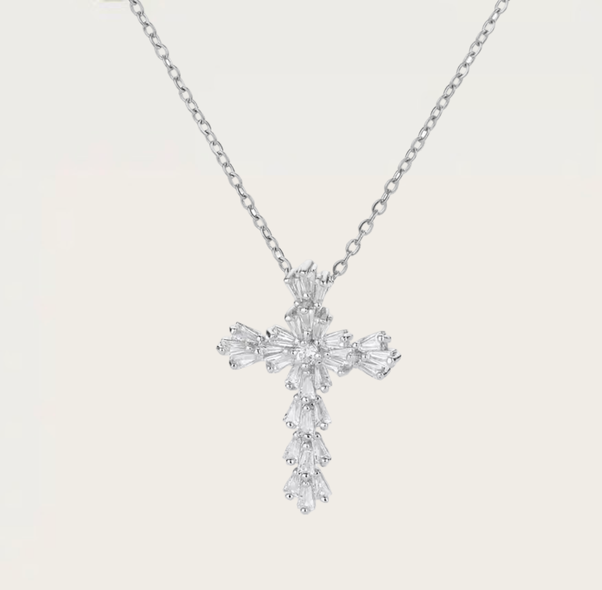 COLLIER CROIX PRÉCIEUSE