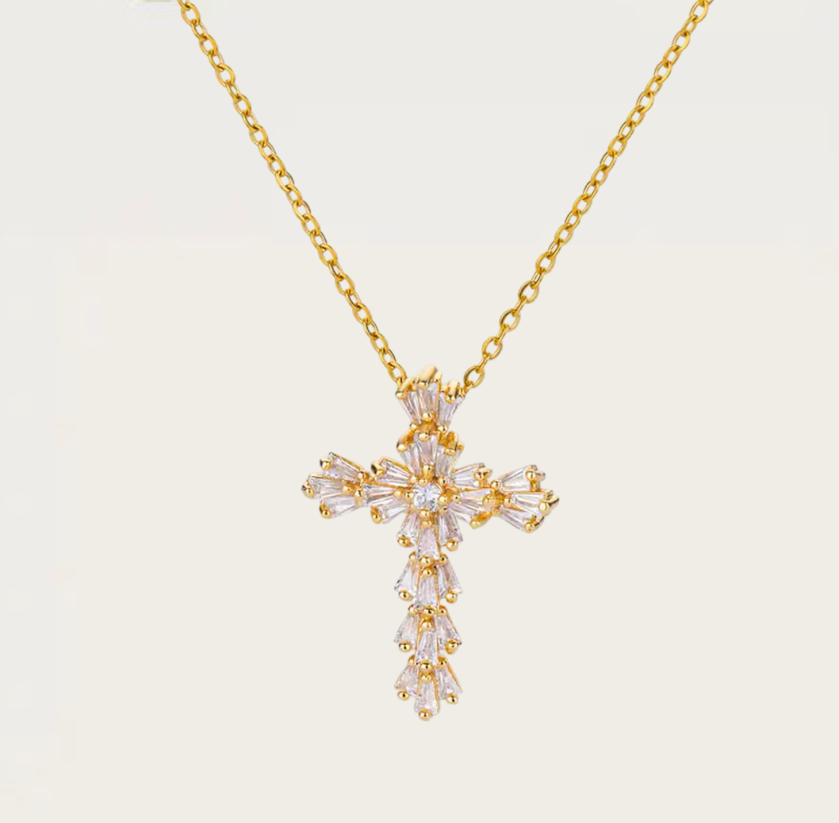COLLIER CROIX PRÉCIEUSE