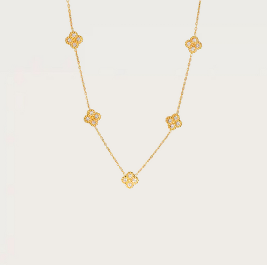 COLLIER "FLEUR D’OR"